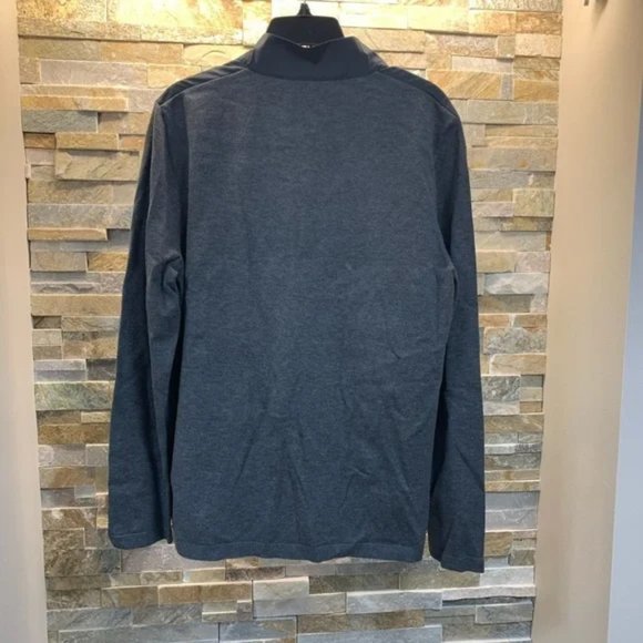 Theory Bellvil Pique Fine Full Zip Jacket - Picture 5 of 7